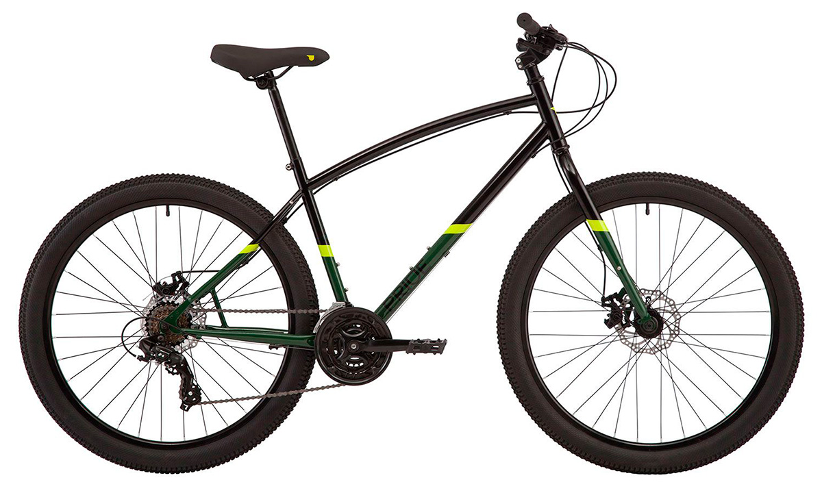 Фотографія Велосипед 27,5" Pride Rocksteady 7.1 (2020) 2020 Чорно-зелений